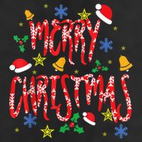 Merry Christmas Adult Drive Performance Visor