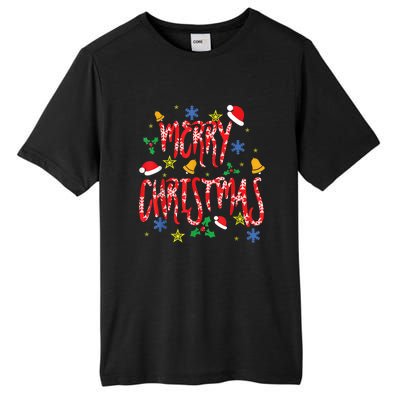 Merry Christmas Tall Fusion ChromaSoft Performance T-Shirt