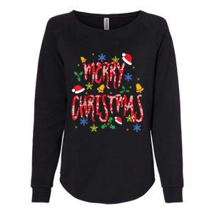 Merry Christmas Womens California Wash Sweatshirt