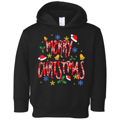 Merry Christmas Toddler Hoodie