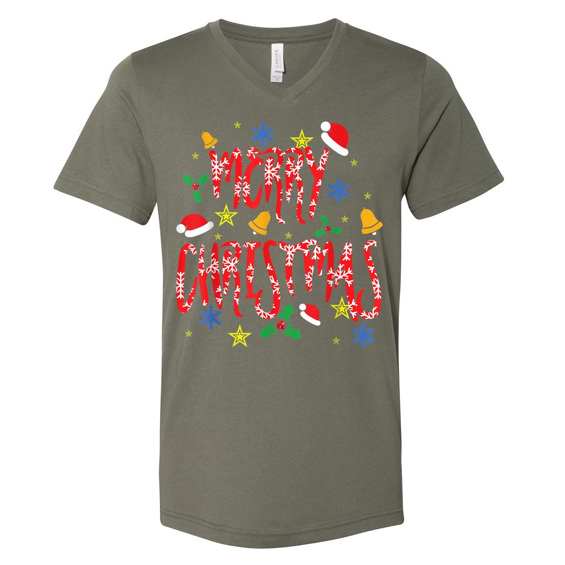 Merry Christmas V-Neck T-Shirt