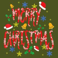 Merry Christmas V-Neck T-Shirt