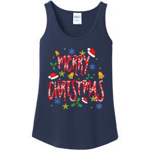 Merry Christmas Ladies Essential Tank