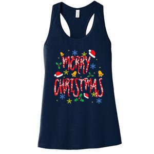 Merry Christmas Women's Racerback Tank