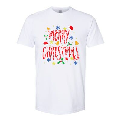 Merry Christmas Softstyle CVC T-Shirt