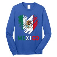 Mexico City Mexican Flag Heart Viva Mexico Independence Day Long Sleeve Shirt