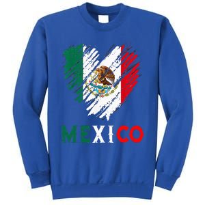 Mexico City Mexican Flag Heart Viva Mexico Independence Day Sweatshirt