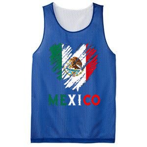 Mexico City Mexican Flag Heart Viva Mexico Independence Day Mesh Reversible Basketball Jersey Tank