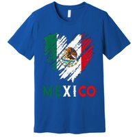 Mexico City Mexican Flag Heart Viva Mexico Independence Day Premium T-Shirt