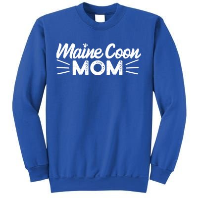 Maine Coon Mom Mama Cat Lover Gift Sweatshirt