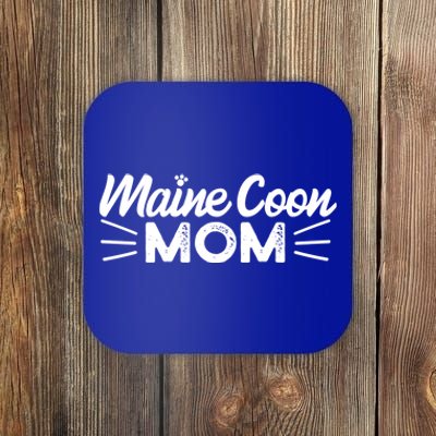 Maine Coon Mom Mama Cat Lover Gift Coaster