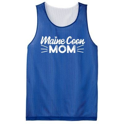 Maine Coon Mom Mama Cat Lover Gift Mesh Reversible Basketball Jersey Tank