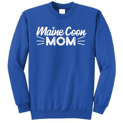 Maine Coon Mom Mama Cat Lover Gift Tall Sweatshirt