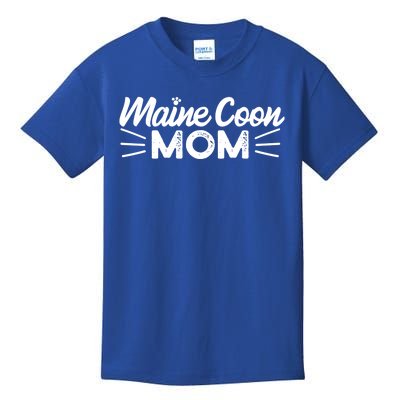 Maine Coon Mom Mama Cat Lover Gift Kids T-Shirt