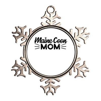 Maine Coon Mom Mama Cat Lover Gift Metallic Star Ornament