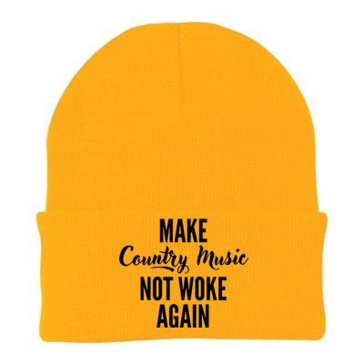 Make Country Music Not Woke Again Knit Cap Winter Beanie