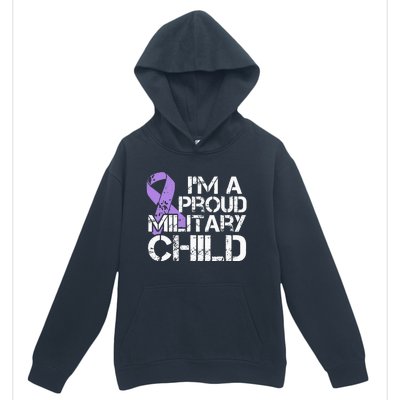 Military Child Month Purple Up Brat Urban Pullover Hoodie