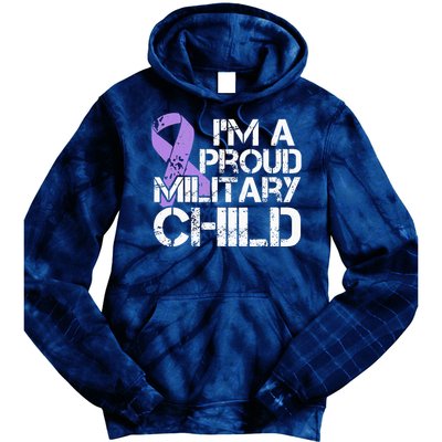 Military Child Month Purple Up Brat Tie Dye Hoodie