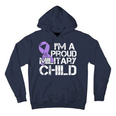 Military Child Month Purple Up Brat Tall Hoodie