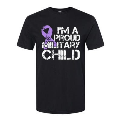 Military Child Month Purple Up Brat Softstyle CVC T-Shirt