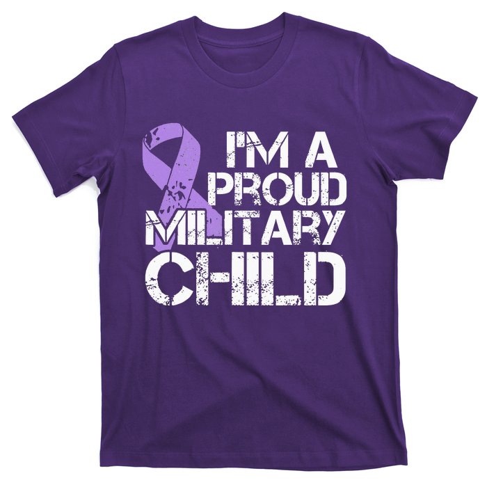 Military Child Month Purple Up Brat T-Shirt