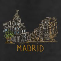Madrid City 11oz C Handle Ceramic Mug