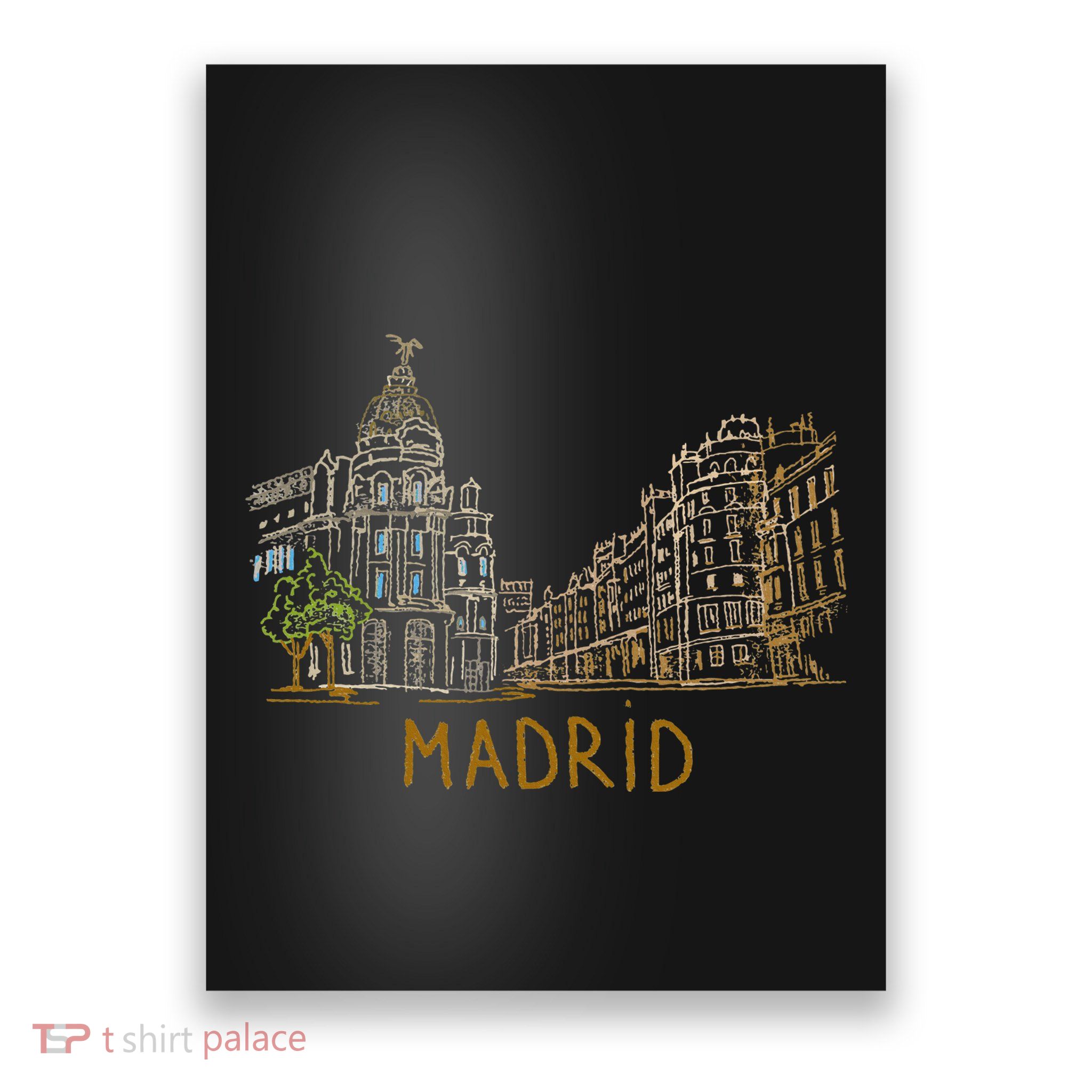 Madrid City Poster