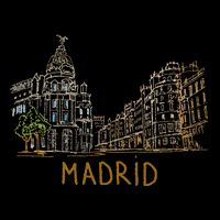 Madrid City Toddler T-Shirt