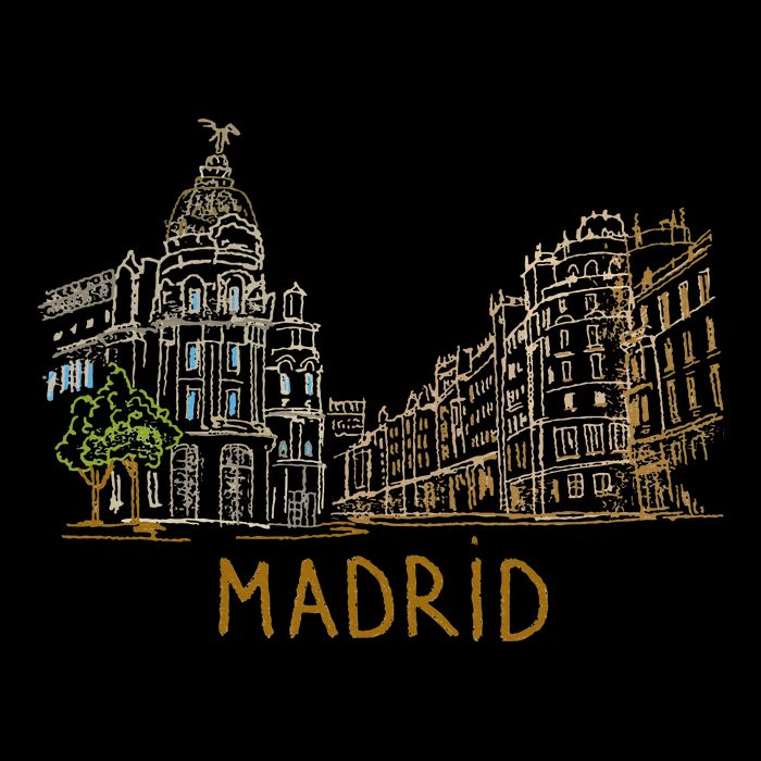 Madrid City Toddler T-Shirt