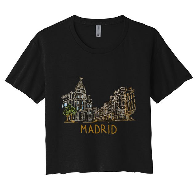 Madrid City Crop Top
