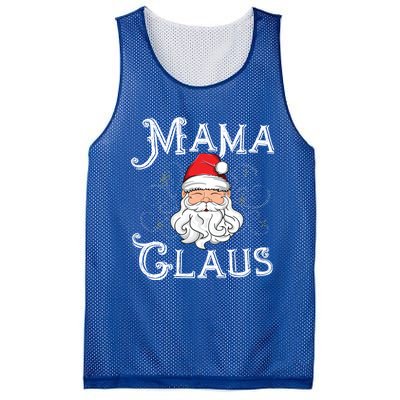 Mama Claus Matching Family Christmas Outfit Xmas Mom Gift Mesh Reversible Basketball Jersey Tank