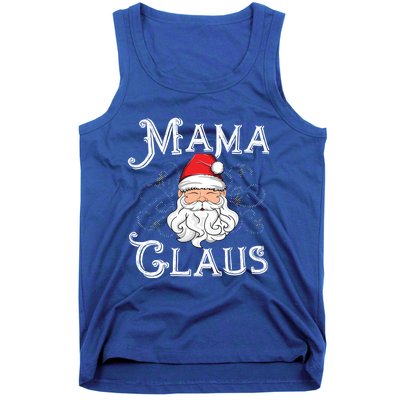 Mama Claus Matching Family Christmas Outfit Xmas Mom Gift Tank Top