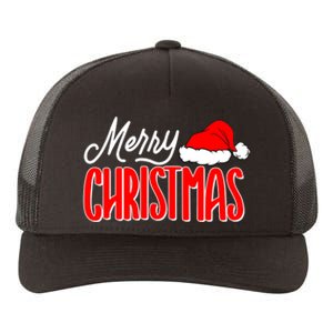 Merry Christmas Matching Family Christmas Santa Hat Pajamas Yupoong Adult 5-Panel Trucker Hat