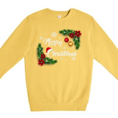 Merry Christmas Premium Crewneck Sweatshirt