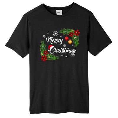 Merry Christmas Tall Fusion ChromaSoft Performance T-Shirt