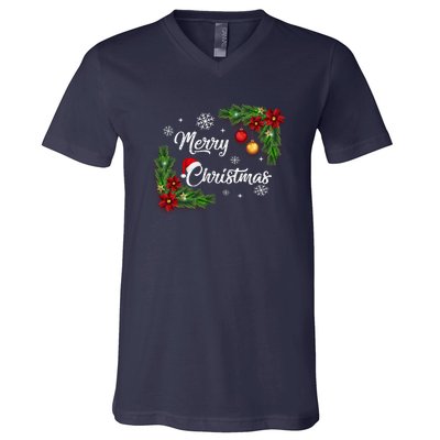 Merry Christmas V-Neck T-Shirt