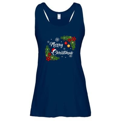 Merry Christmas Ladies Essential Flowy Tank