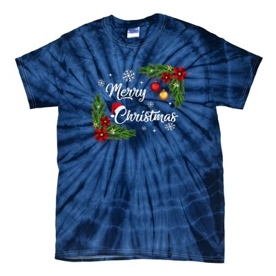 Merry Christmas Tie-Dye T-Shirt