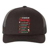 Merry Christmas Nurse Xmas 12 Days Of Nursing Pajamas Women Yupoong Adult 5-Panel Trucker Hat