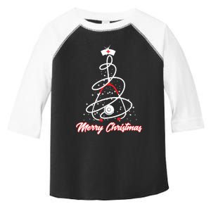 Merry Christmas Nurse Yuletide Practitioners Cute Gift Toddler Fine Jersey T-Shirt