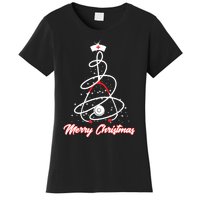 Merry Christmas Nurse Yuletide Practitioners Cute Gift Women's T-Shirt