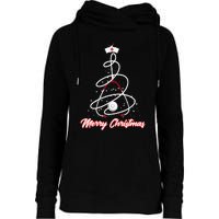 Merry Christmas Nurse Yuletide Practitioners Cute Gift Womens Funnel Neck Pullover Hood