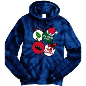 Merry Christmas New Jersey Hockey Est 1974 Tie Dye Hoodie