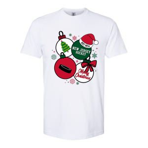 Merry Christmas New Jersey Hockey Est 1974 Softstyle CVC T-Shirt