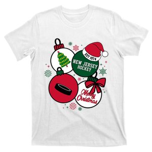 Merry Christmas New Jersey Hockey Est 1974 T-Shirt