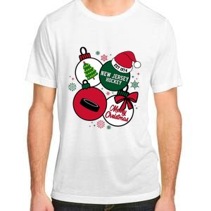 Merry Christmas New Jersey Hockey Est 1974 Adult ChromaSoft Performance T-Shirt