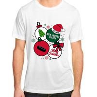 Merry Christmas New Jersey Hockey Est 1974 Adult ChromaSoft Performance T-Shirt