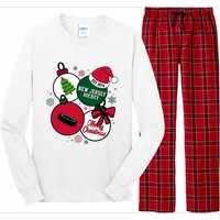 Merry Christmas New Jersey Hockey Est 1974 Long Sleeve Pajama Set