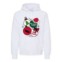 Merry Christmas New Jersey Hockey Est 1974 Premium Hoodie