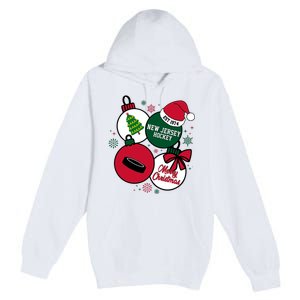 Merry Christmas New Jersey Hockey Est 1974 Premium Pullover Hoodie